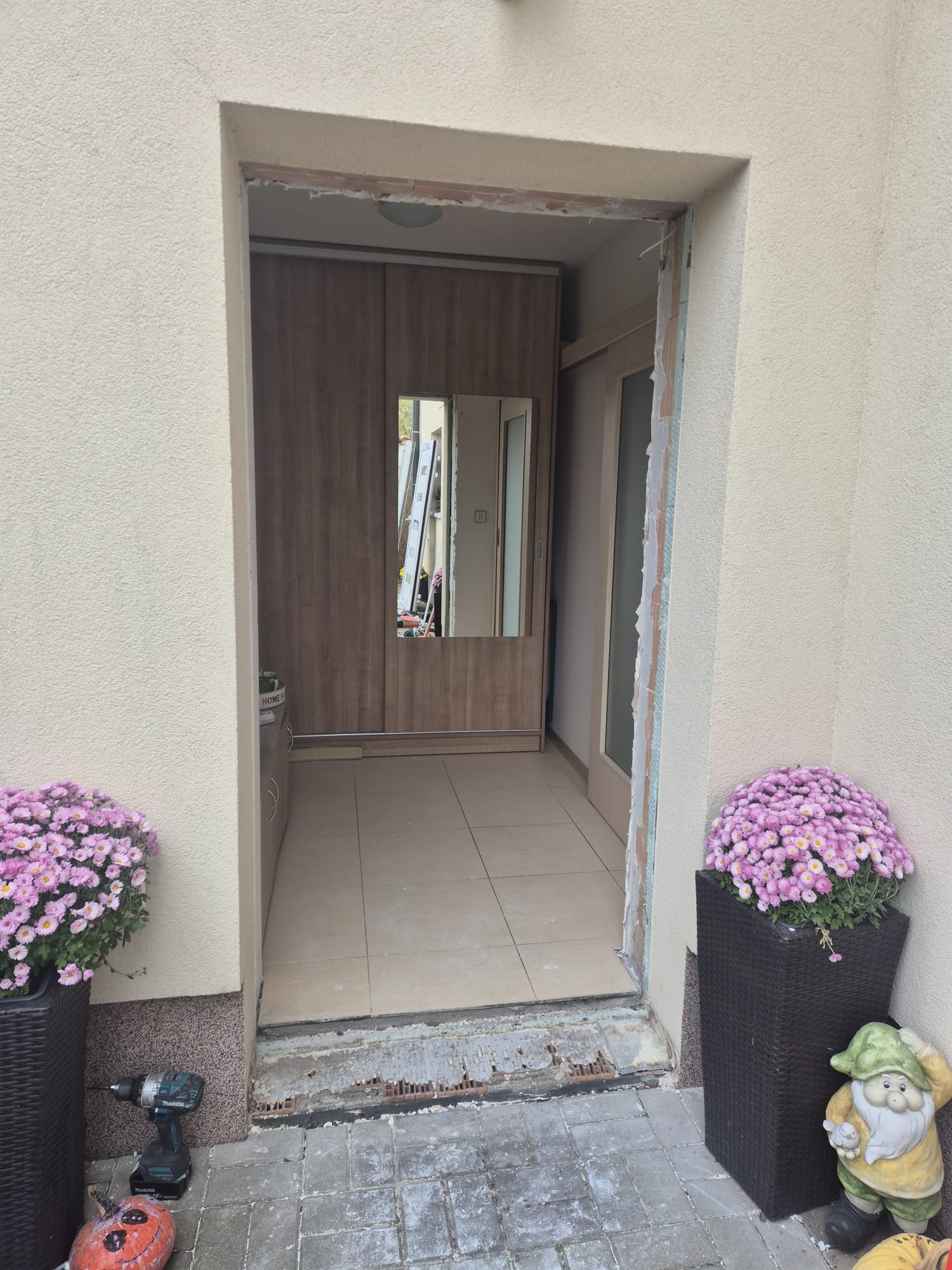 Pergola připravená pro stínění