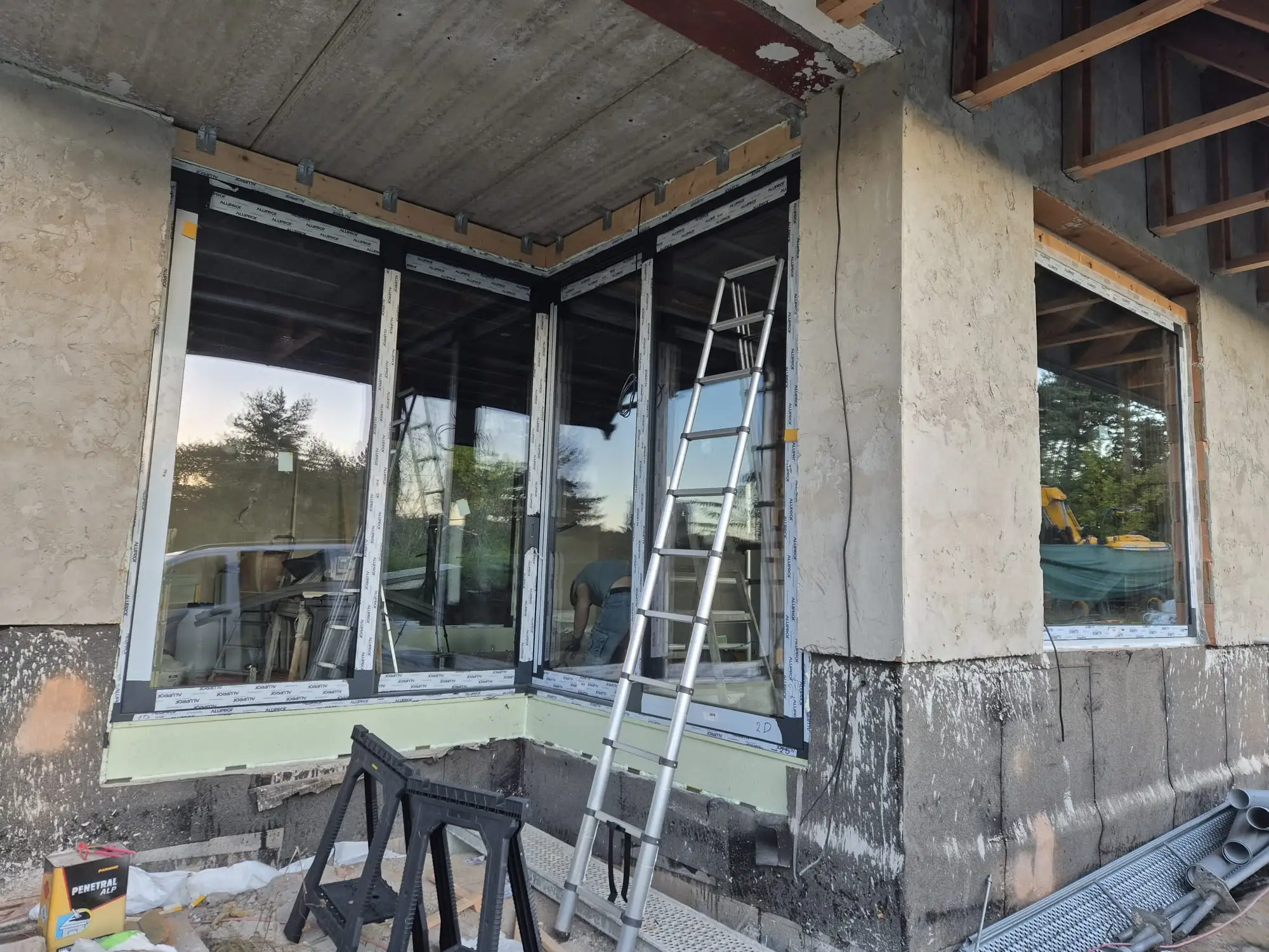 Skutečné okno v realizaci